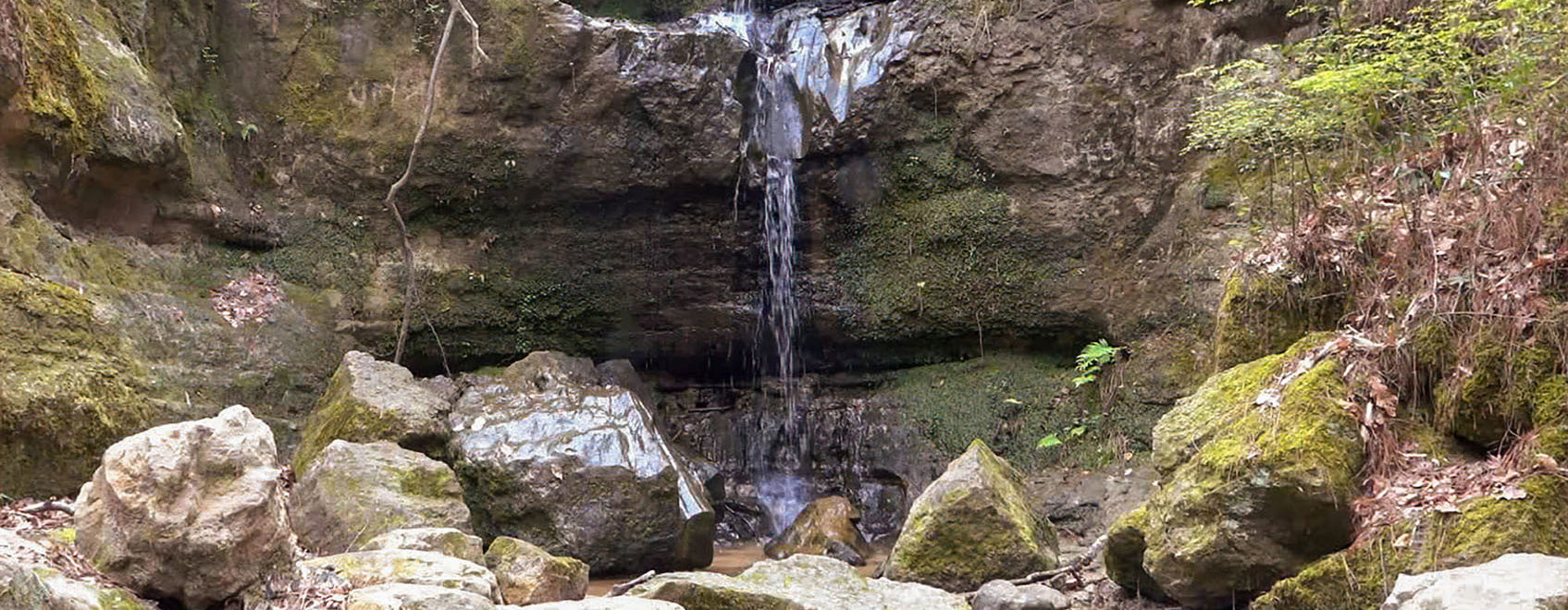 waterfall at Sicily Island Hills, Louisiana