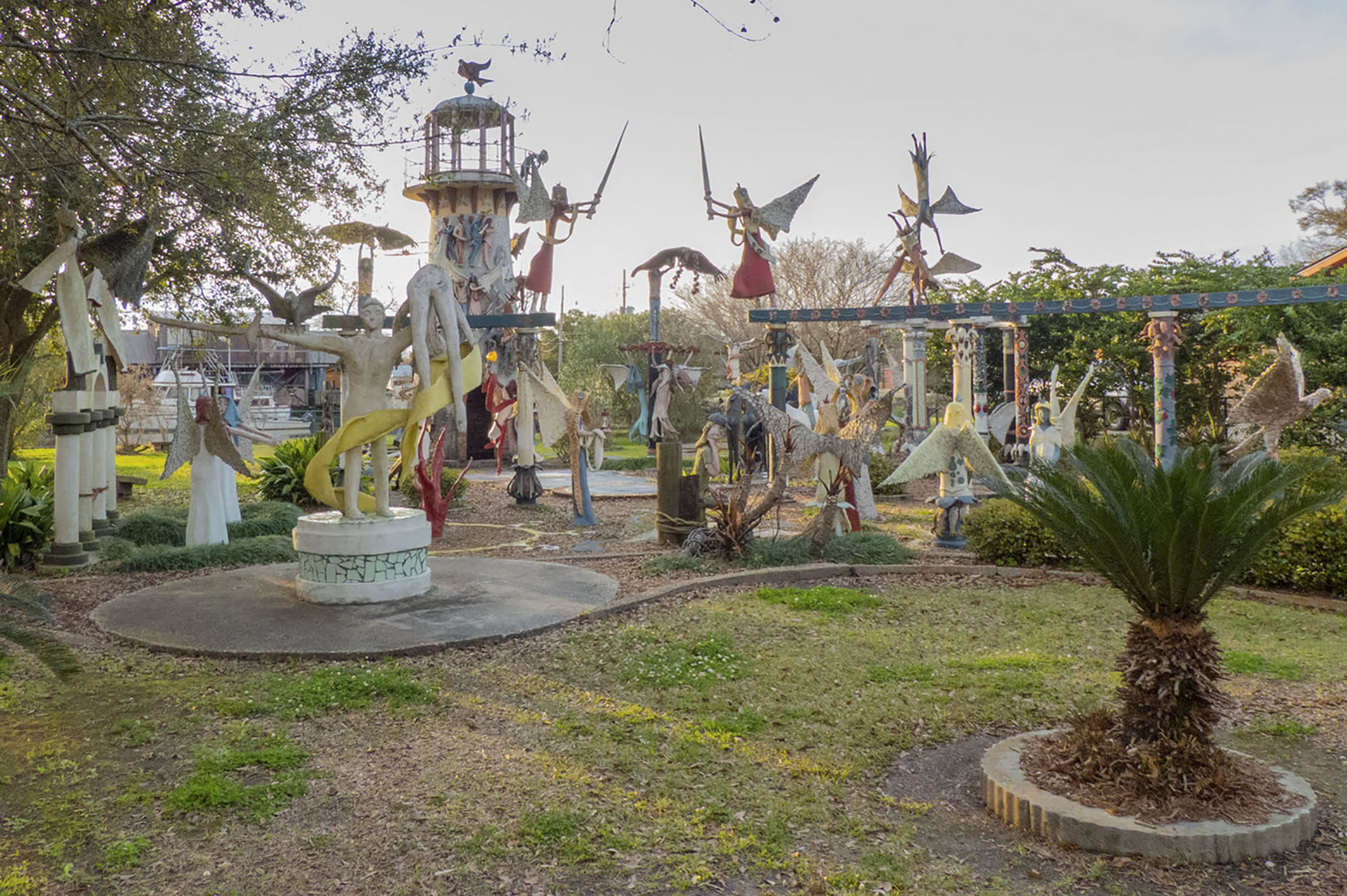 sculpture garden in Chauvin, Louisiana