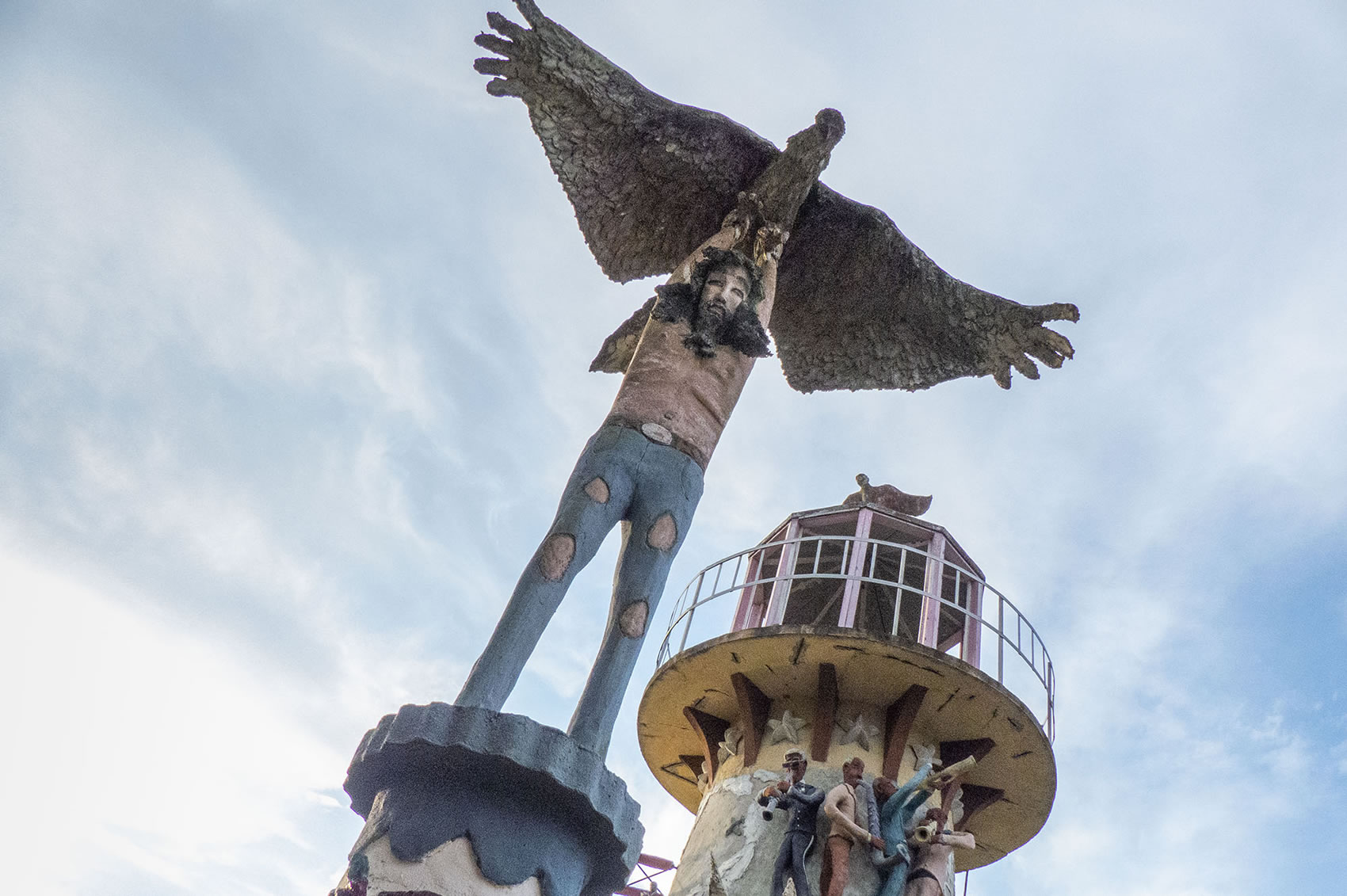 life-sized sculptures in Chauvin, Louisiana