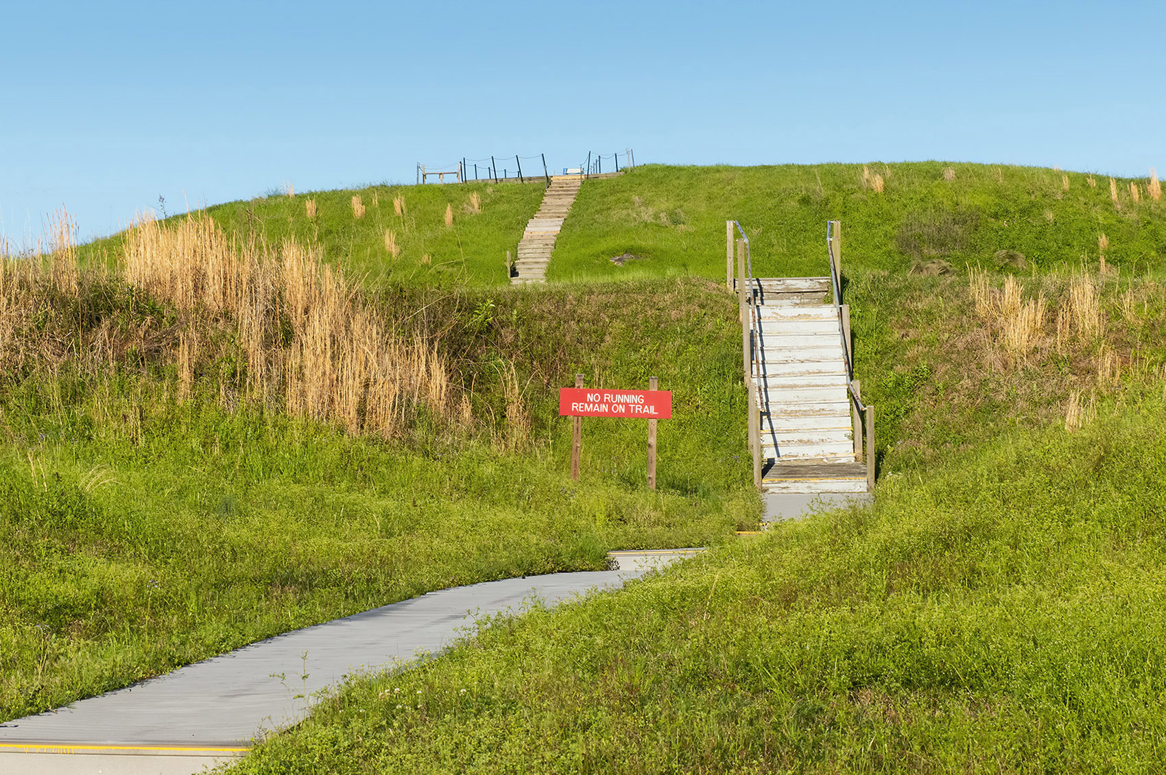 Poverty Point mounds in Louisiana