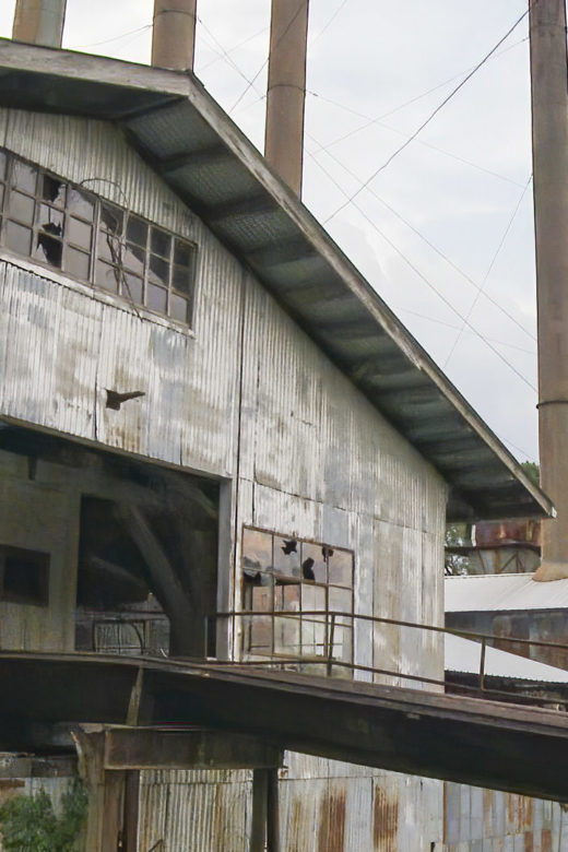abandoned Longleaf sawmill in Longleaf, Louisiana