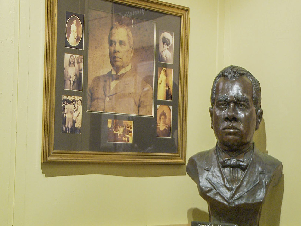 statue of Pierre Caliste Landry of Donaldsonville, Lousiana, first elected African American mayor in the U.S.
