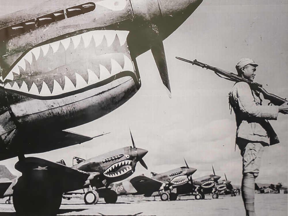 'Flying Tigers' in China, courtesy Chennault Military Museum
