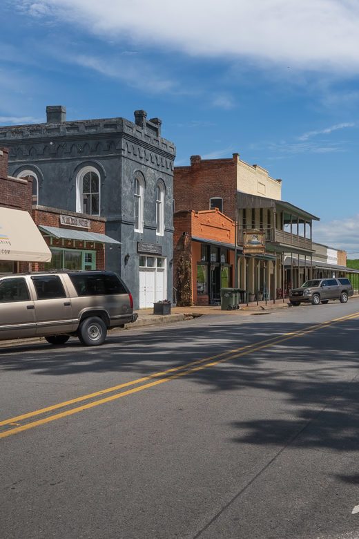 St. Joseph Louisiana historic buidings and shops on Plank Road