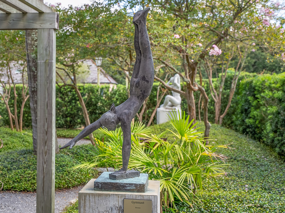 Enrique Alferez statue gymnast sculpture garden new orleans