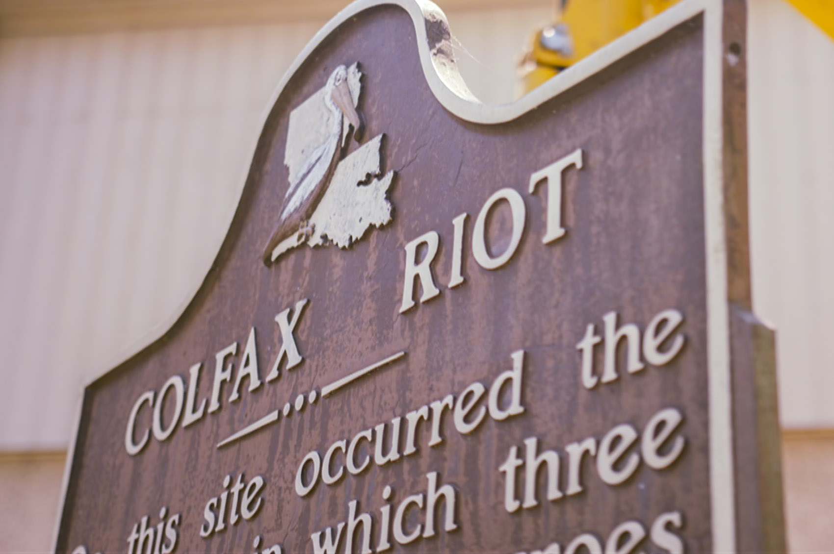brown historic marker colfax riot louisiana