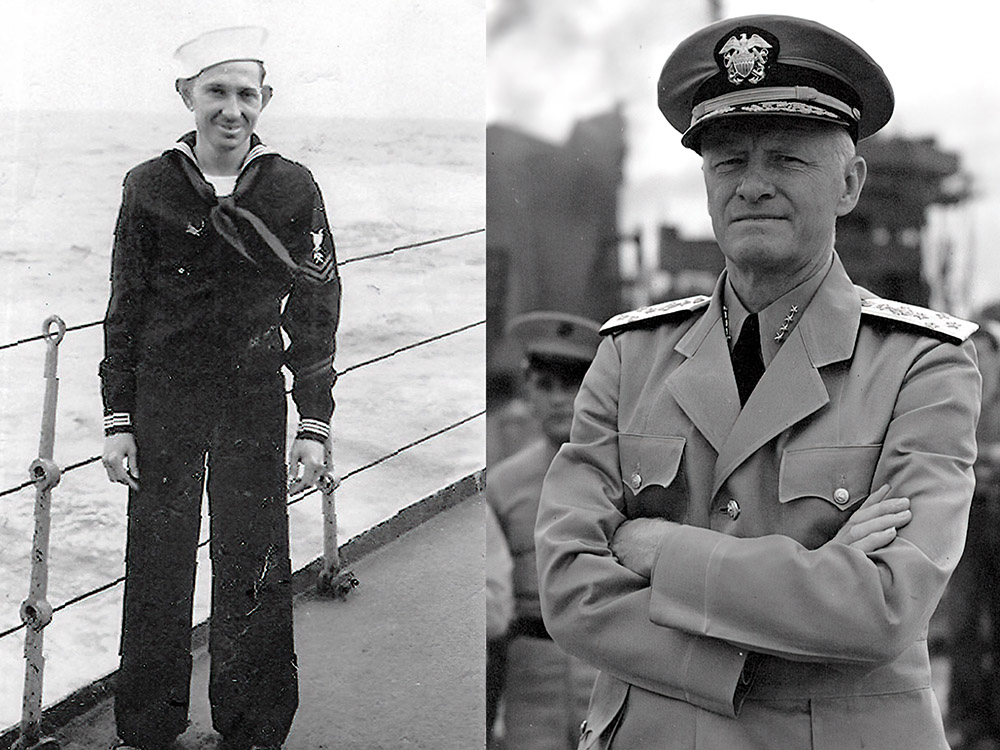 young navy sailor and admiral Nimitz
