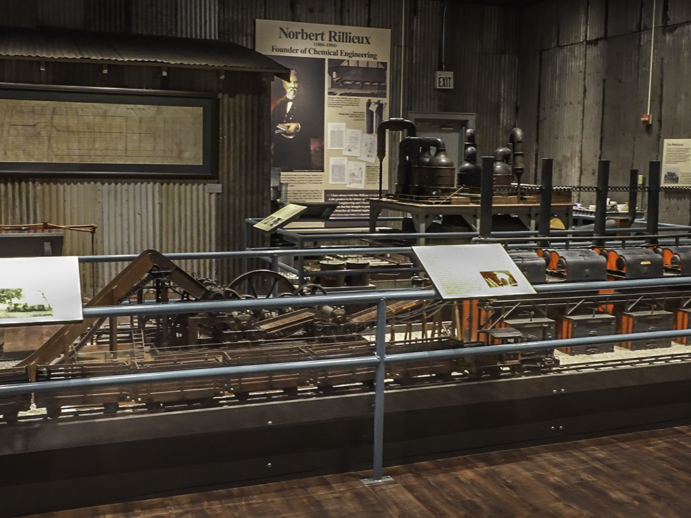 model of old sugar mill fills room at museum