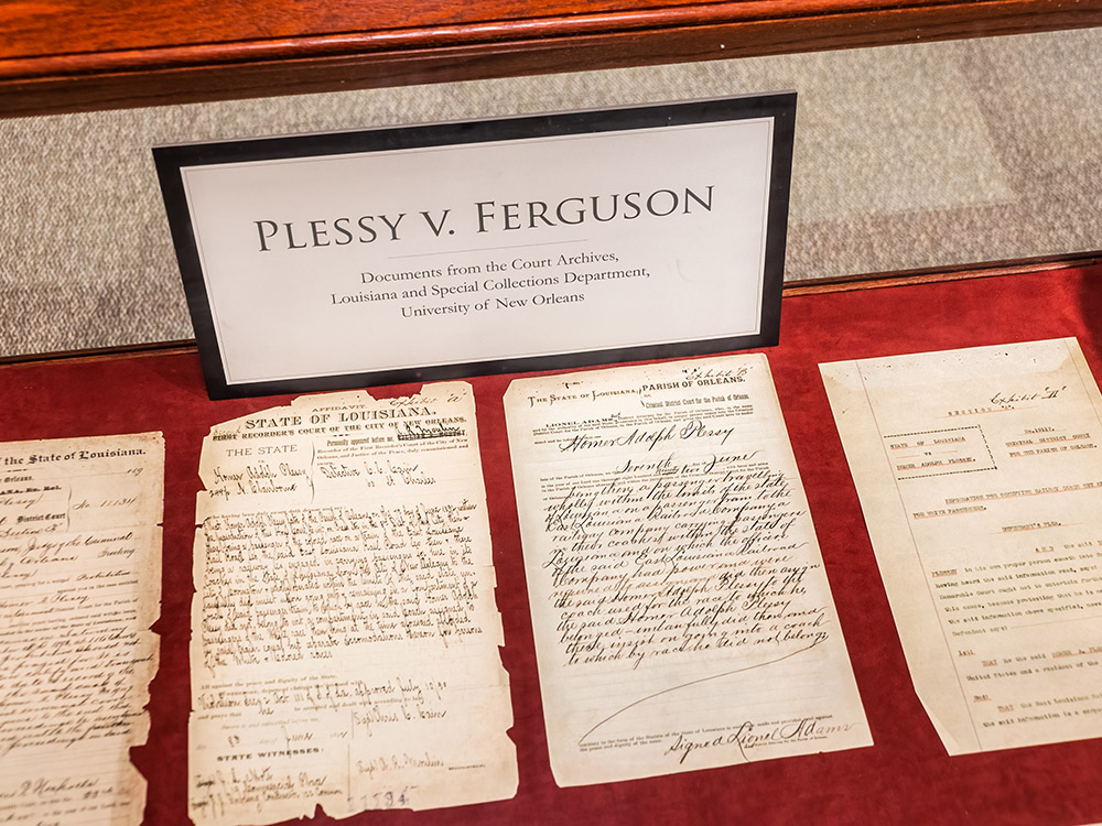 old legal filings from Plessy Ferguson case