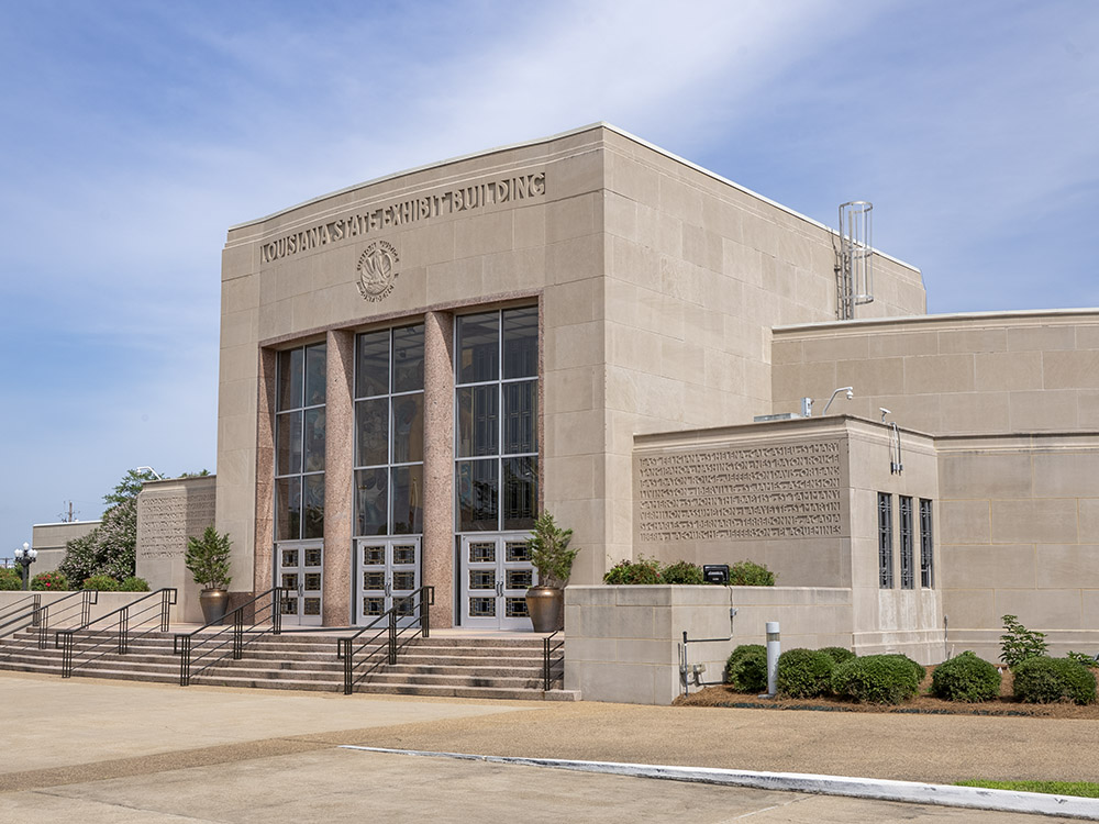 large granite louisiana state exhibit museum building