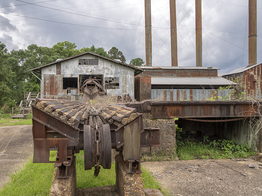 chute leading to sawmill